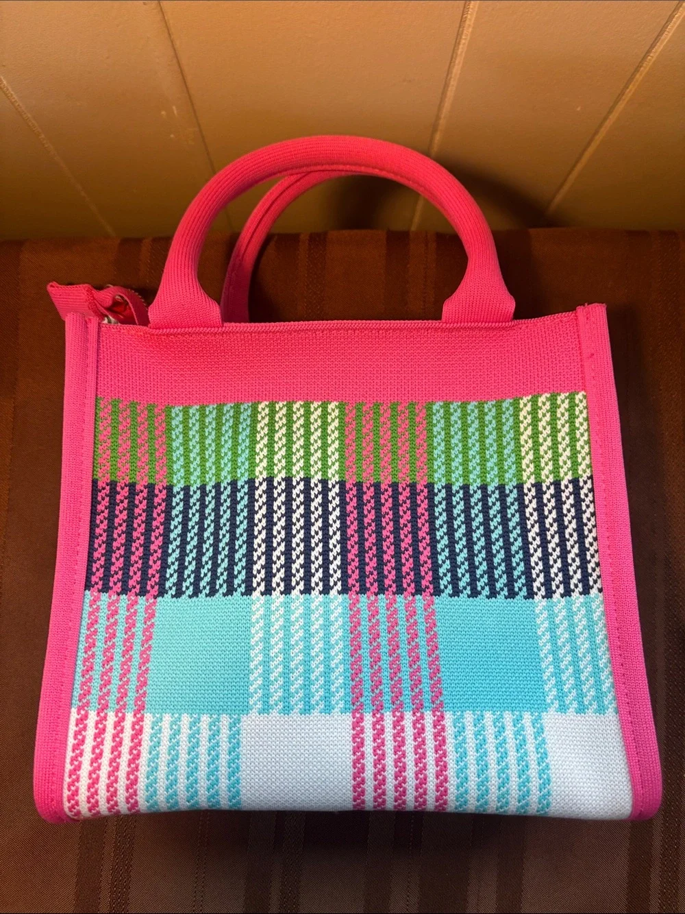 NWOT Kate Spade x Target Plaid Knit Crossbody - FULL SET! EXTREMELY RARE!